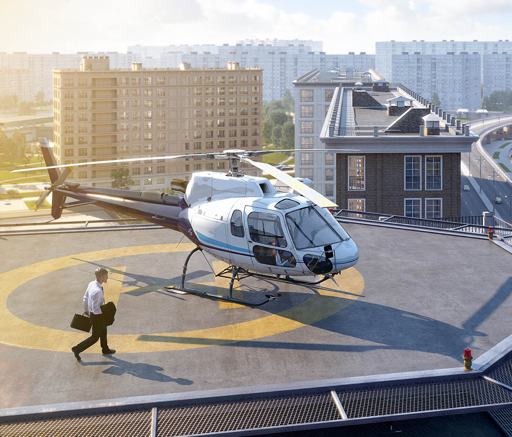 Bodrum Airport Transfer to Hotel with Helicopter